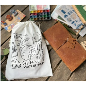 Traveler's Notebook Gift Bag Poetry and Painting