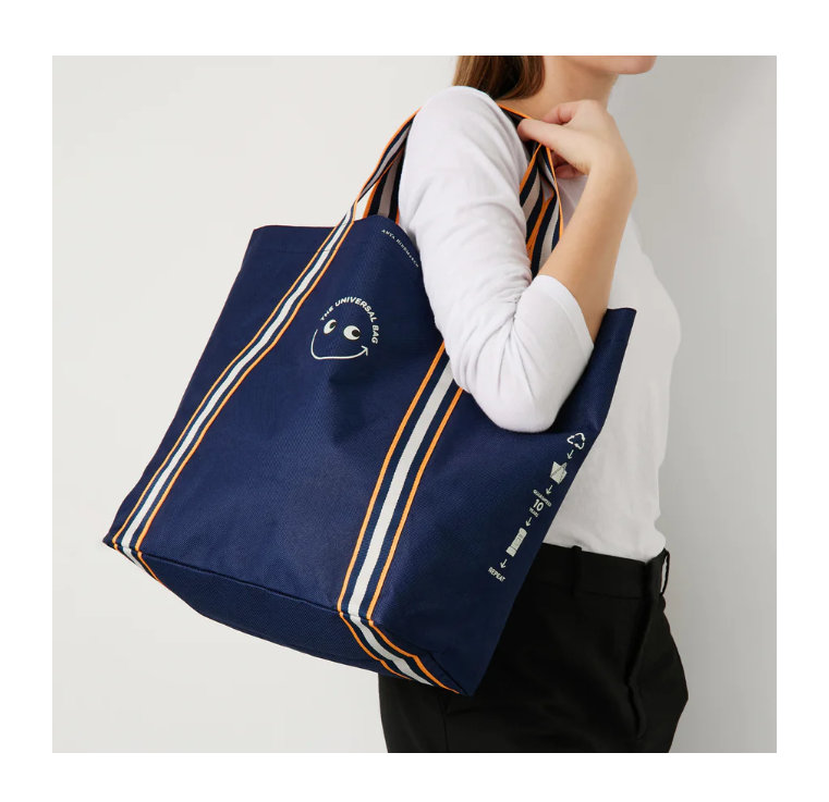 Anya Hindmarch X TASTE the Universal Bag Navy - Etsy UK