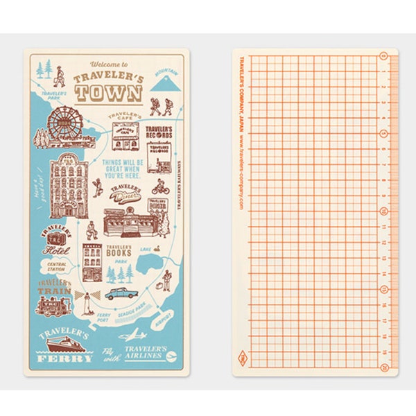 TRAVELER's notebook Diary Plastic Sheet Underlay 2024 (Standard Size)