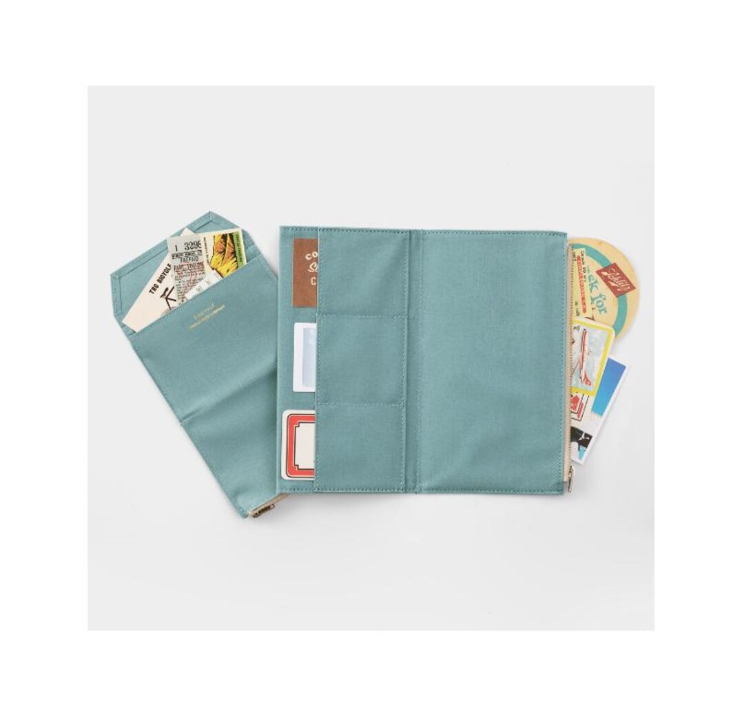 Diary Scrapbook Traveler's Notebook Zipper Case Standard Passport Size ...