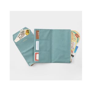 Diary Scrapbook Traveler's Notebook Zipper Case Standard Passport Size Sky