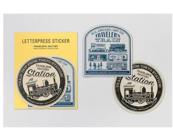 Diary Traveler's Notebook Sticker TOKYO STATION Edition (Set of 2)