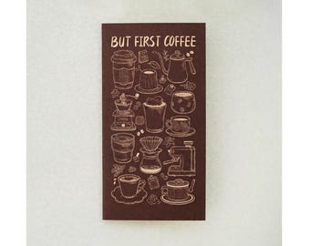 Diary Scrapbook Refill First Coffee Standard Size
