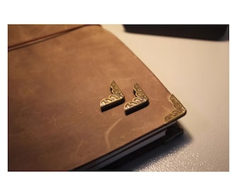 DIY Diary Scrapbook Notebook Corner Protector Clip