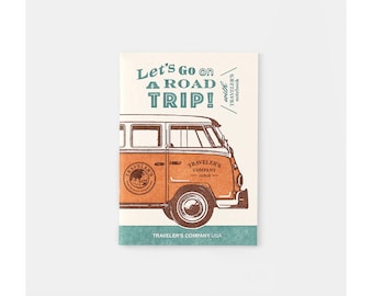 Diary TRAVELER'S notebook Refill Let’s Go on a Road Trip (Passport Size)