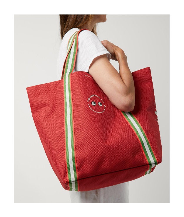 Anya Hindmarch x city super The Universal Bag Green Orange Red