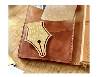 Diary Scrapbook Brass Paper Clip Retro Pen Tip