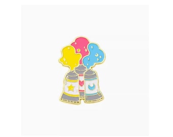 Diary Traveler's Notebook Pin Brooch  - Painting Oil