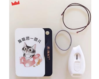 Diary Scrapbook iMAT Travelling Mini Cutting Mat + Cutter Kitten