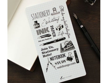 WAKI Stationery notebook Diary Plastic Sheet Underlay (Standard Size)
