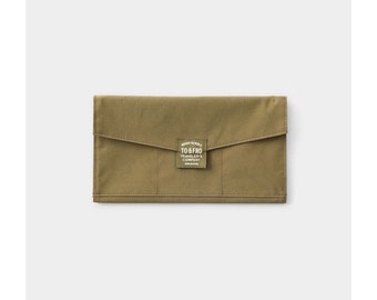 Traveler's Notebook TO&FRO Zipper Case Standard Size Army Color