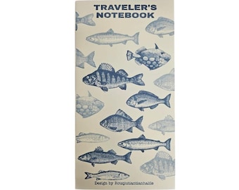 Diary TRAVELER'S notebook Refill Fish Family  (Regular Size)