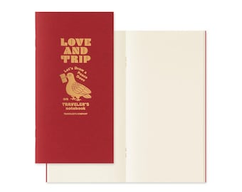 Diary Traveler's Notebook Refill Love and Trip (Standard Size)
