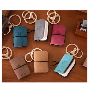 Scrapbook Key Ring Book Charm Mini Notebook Journey Diary