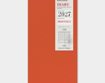 Diary TRAVELER's Notebook Refill 2027 Monthly (Standard)