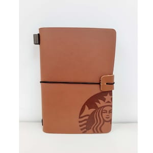 Diary Scrapbook Notebook Coffee Passport Size