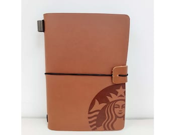 Diary Scrapbook Notebook Set Starbucks Coffee Passport Size