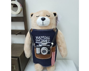 Diary Traveler's Notebook LOG-ON Manual Factory Bear Accessories Camera