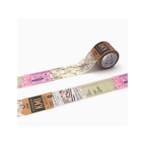 Diary Scrapbook TRAVELER'S notebook MT Masking Washi Tape Travel World Map