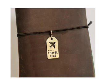Diary Traveler's Notebook Travel Time Plane