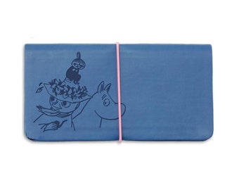 Moomin Receipt Holder Navy