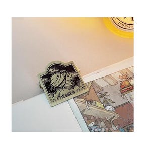 Diary Scrapbook Brass Paperclip Planet