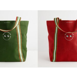 Anya Hindmarch x city'super The Universal Bag Green / Orange Red image 1