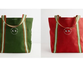 Anya Hindmarch x city&#39;super  The Universal Bag Green / Orange Red