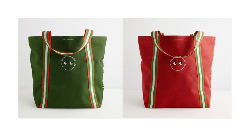 Anya Hindmarch x city'super The Universal Bag Green / Orange Red image 1