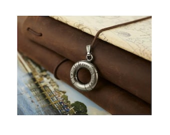 Diary Scrapbook Book Badge Charm - Life Ring