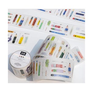 Diary Scrapbook TRAVELER'S notebook Papier Platz Masking Washi Tape Coffee Shop Buildings