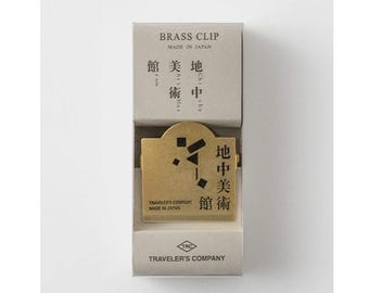 Diary Traveler's Notebook Brass Clip Chichu Art Museum