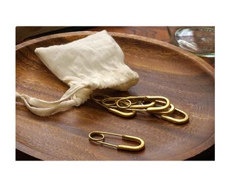 Diary Scrapbook Shesay Brass Safety Pin