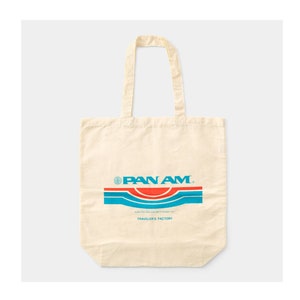 TRAVELER&#39;S Notebook Tote Bag Pan Am Natural