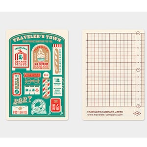 TRAVELER's notebook Diary Plastic Sheet Underlay 2024 (Passport Size)
