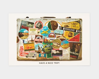 Diary Traveler's Notebook Post Card Travel Journey
