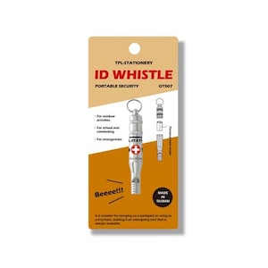 Diary TPL ID Emergency Whistle with SOS Capsule