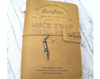 Diary Scrapbook Book Charm Retro Pen