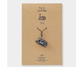 Diary Traveler's Notebook Book Charm Pendant - Train