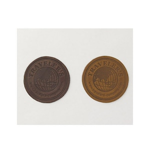 Traveler's Notebook Leather Coaster Circle Cup Mat
