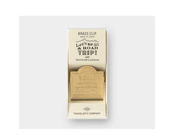 Diary Traveler's Notebook Brass Clip Road Trip