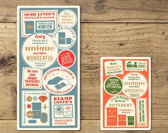 Diary TRAVELER's notebook Plastic Sheet Underlay 2027 (Standard Passport)