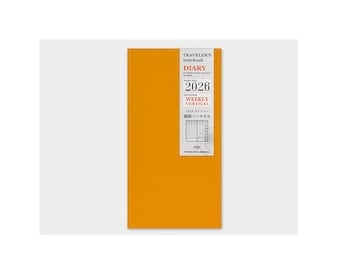Diary TRAVELER's Notebook Refill 2026 Week Vertical (Standard)
