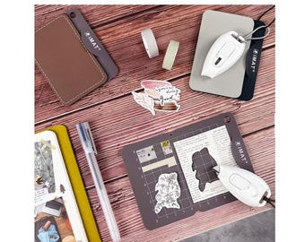 Diary Scrapbook Traveler's Notebook iMAT Travelling Mini Cutting Mat + Cutter