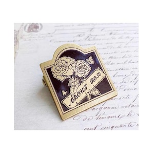 Diary Scrapbook Brass Paperclip About Rose