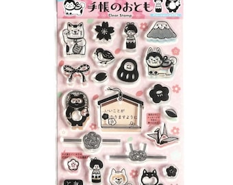 DIY Scrapbook World Craft Clear Stamp Kyoto Japan
