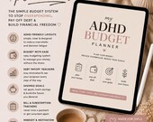 ADHD Budget Planner | Soft Budgeting Printable | Cute Finance Tracker | Digital Planner for Women | GoodNotes Budget Template