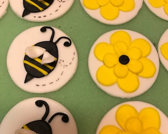 Bees and flowers