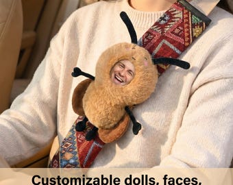 Adorables fundas para cinturones de seguridad, peluches personalizables, decoraciones retro para cinturones de seguridad de coche.