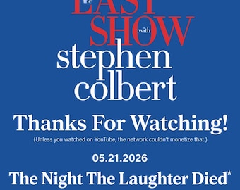The Last Show with Stephen Colbert 2026 PNG
